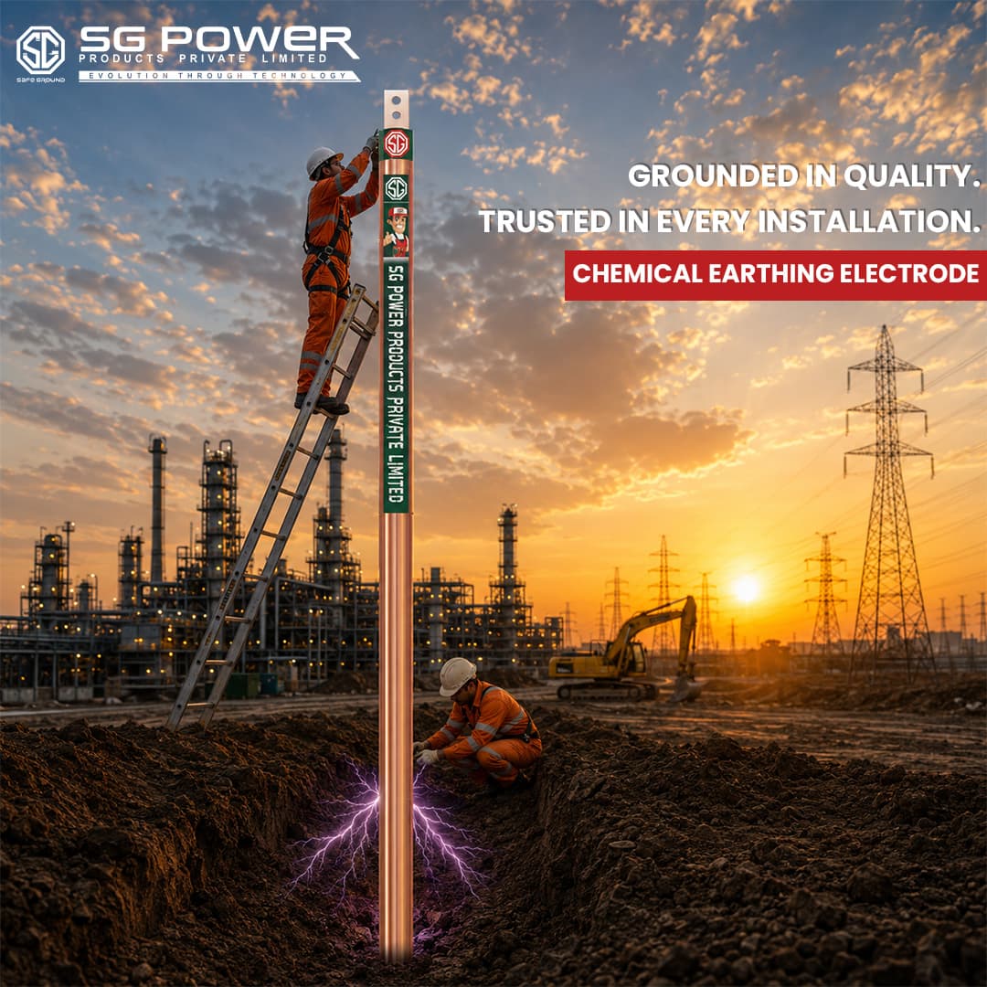 Chemical Earthing Electrode Manufacturer & Supplier in India - SG Power